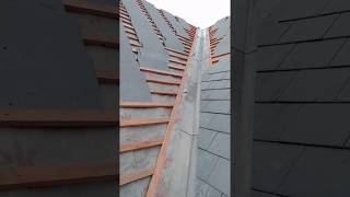 How to cut roof Slates for a valley [upl. by Manton]