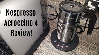 Nespresso Aeroccino 4 Milk Frother Review  Worth upgrading from the Aeroccino 3 [upl. by Dukie]