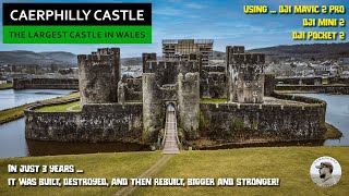 Caerphilly Castle  The Largest in Wales 2nd in Britain [upl. by Nortyad]