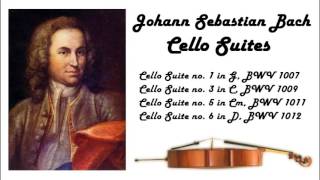 Johann Sebastian Bach  Cello suites in 432 Hz great for reading or studying [upl. by Shapiro]