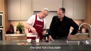 How to make a hot chocolate using an aerolatte milk frother [upl. by Kirbie]